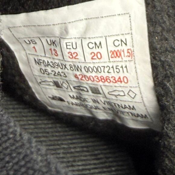 The North Face ThermoBall Traction Booties in Clay Grey TNF Tiger Stripe Print/T - Picture 8 of 9